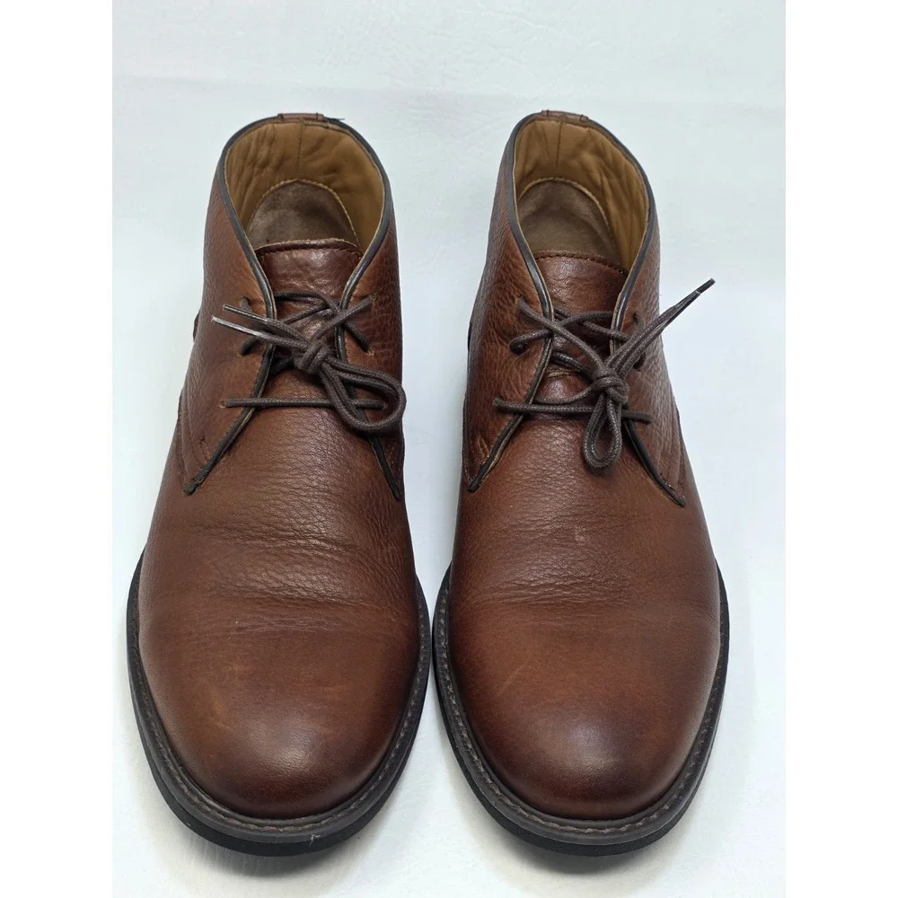 Johnston & Murphy XC4 Boots Mens Size 10M Brown Leather Chukka Waterproof Casual
